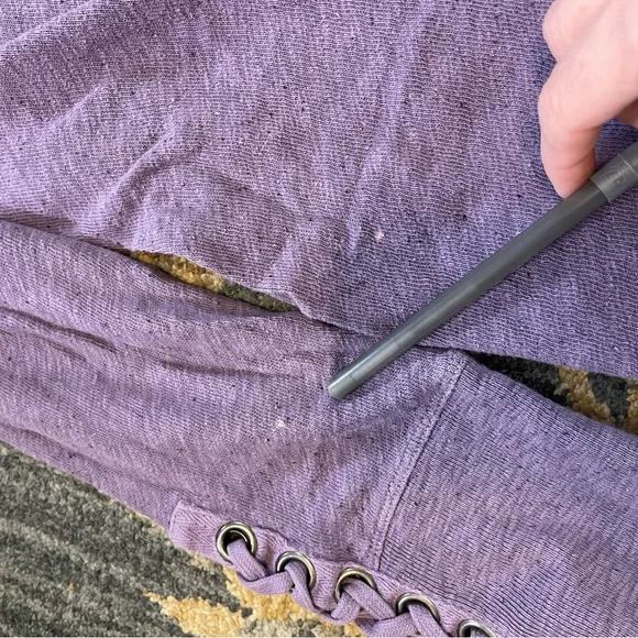 Free People lace up cuff top - Picture 7 of 7